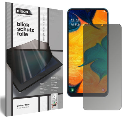Blickschutzfolie für Samsung Galaxy A30 matt Schutzfolie Privacy