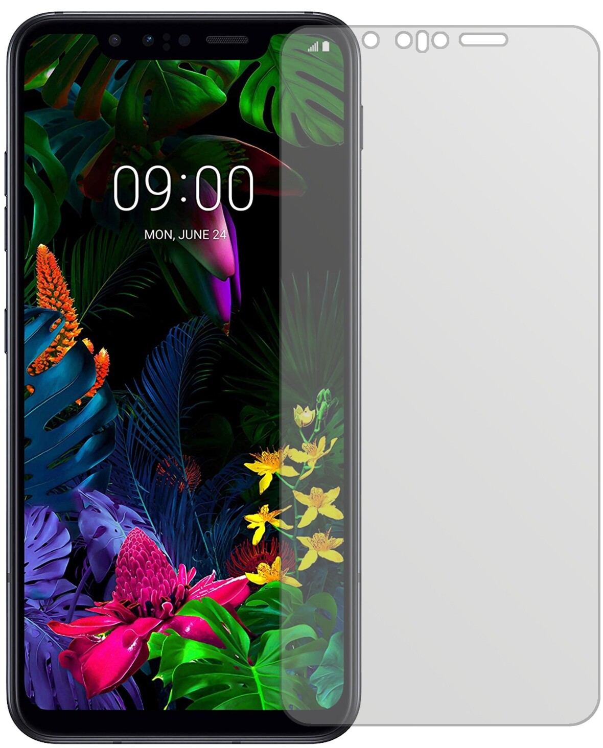 5x Schutzfolie matt für LG G8s ThinQ Display-Schutzfolie