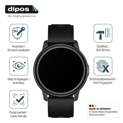1x 9H Schutzfolie matt für Cillso 1,3 Zoll Smartwatch Panzerfolie