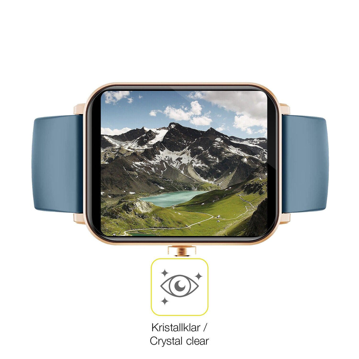 2x 3D Full Cover Schutzfolie für Huakua G50 Smartwatch