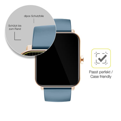 2x 3D Full Cover Schutzfolie für Huakua G50 Smartwatch