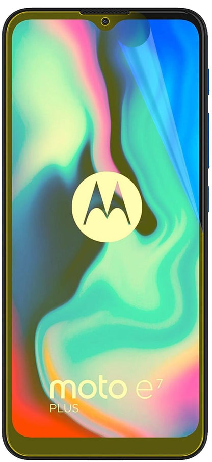 2x 3D Full Cover Schutzfolie für Motorola Moto E7 Plus