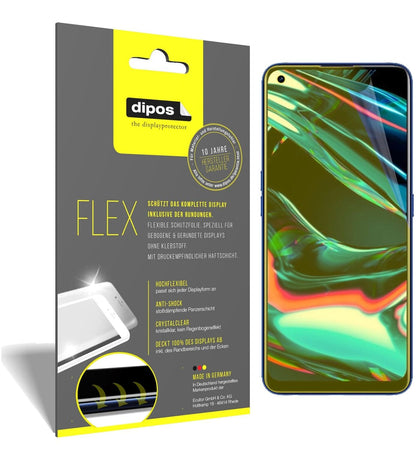 2x 3D Full Cover Schutzfolie für Oppo Realme 7 Pro