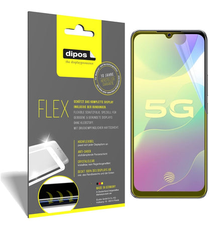 2x 3D Full Cover Schutzfolie für Vivo Y73s 5G