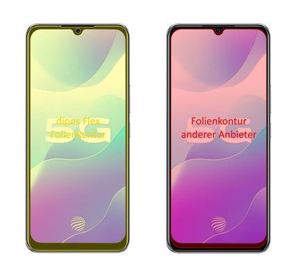 2x 3D Full Cover Schutzfolie für Vivo Y73s 5G