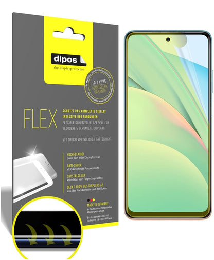 2x 3D Full Cover Schutzfolie für Xiaomi Mi 10T Lite