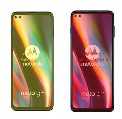 2x 3D Full Cover Schutzfolie für Motorola Moto G 5G Plus