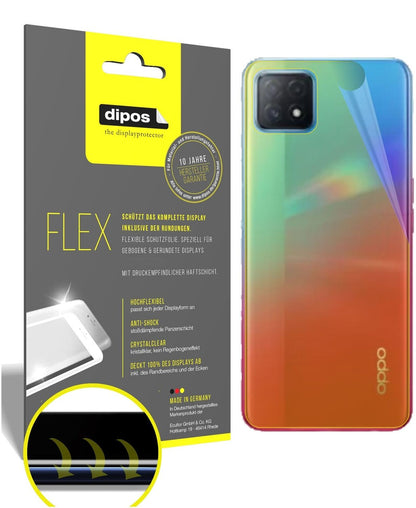 2x 3D Full Cover Schutzfolie für Oppo A72 5G Rückseite