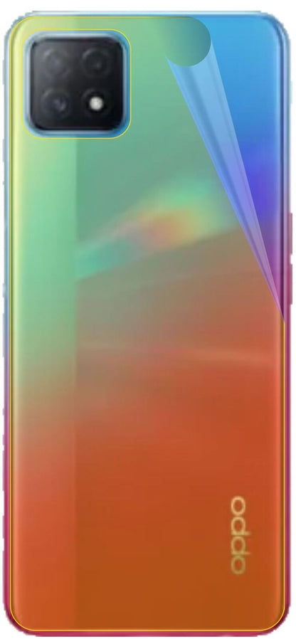 2x 3D Full Cover Schutzfolie für Oppo A72 5G Rückseite