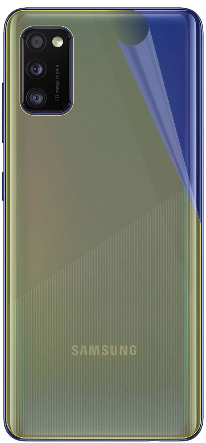 2x 3D Full Cover Schutzfolie für Samsung Galaxy A41 Rückseite