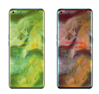 2x 3D Full Cover Schutzfolie für Oppo Find X2