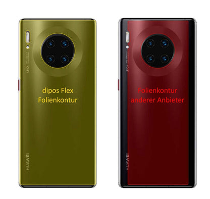 2x 3D Full Cover Schutzfolie für Huawei Mate 30 Pro Rückseite