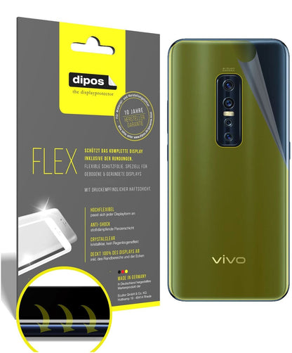 2x 3D Full Cover Schutzfolie für Vivo V17 Pro Rückseite