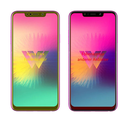2x 3D Full Cover Schutzfolie für LG W10