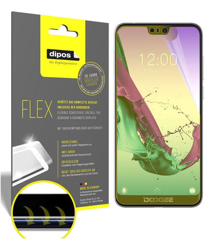 2x 3D Full Cover Schutzfolie für Doogee N10