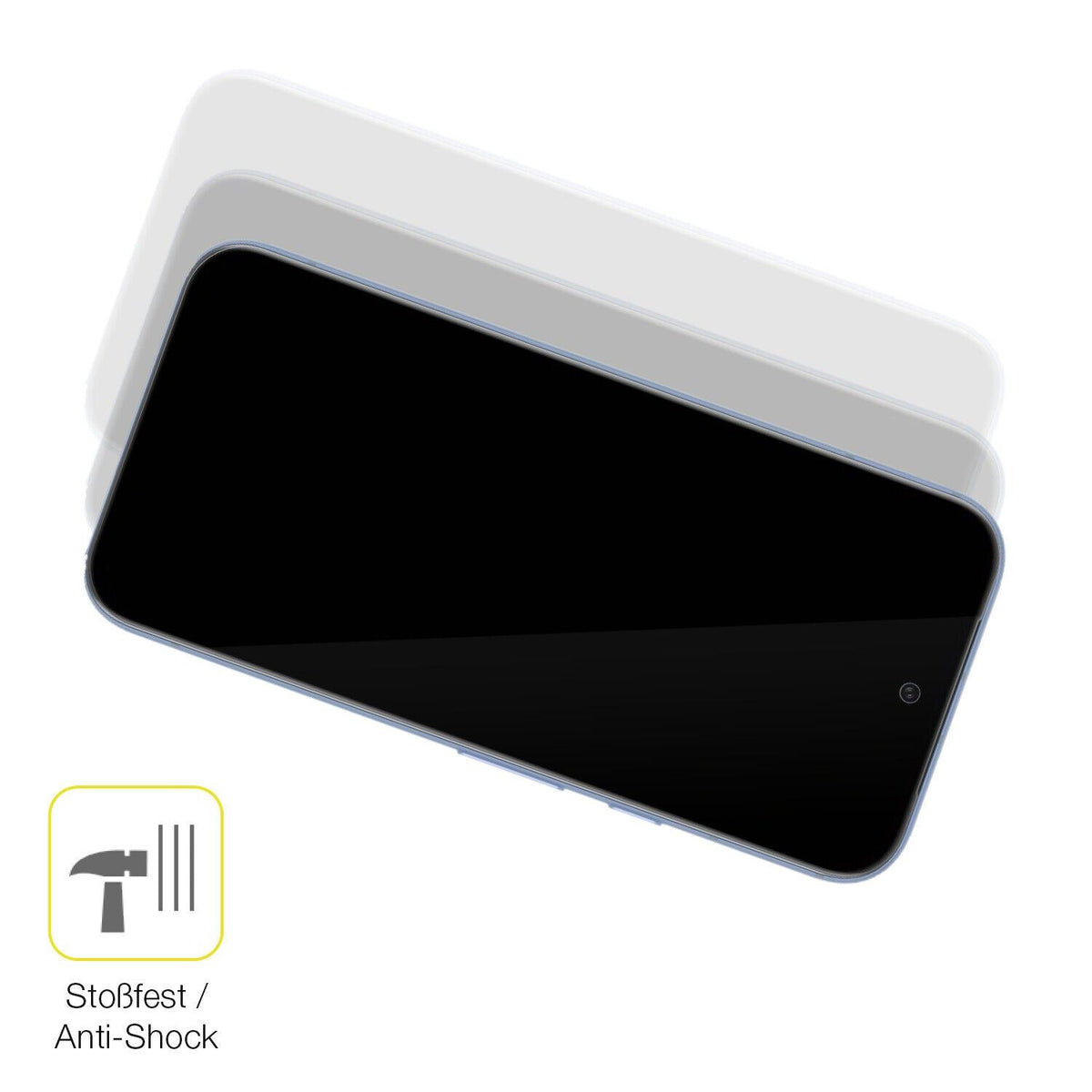 2x 3D Full Cover Schutzfolie für Google Pixel 8a