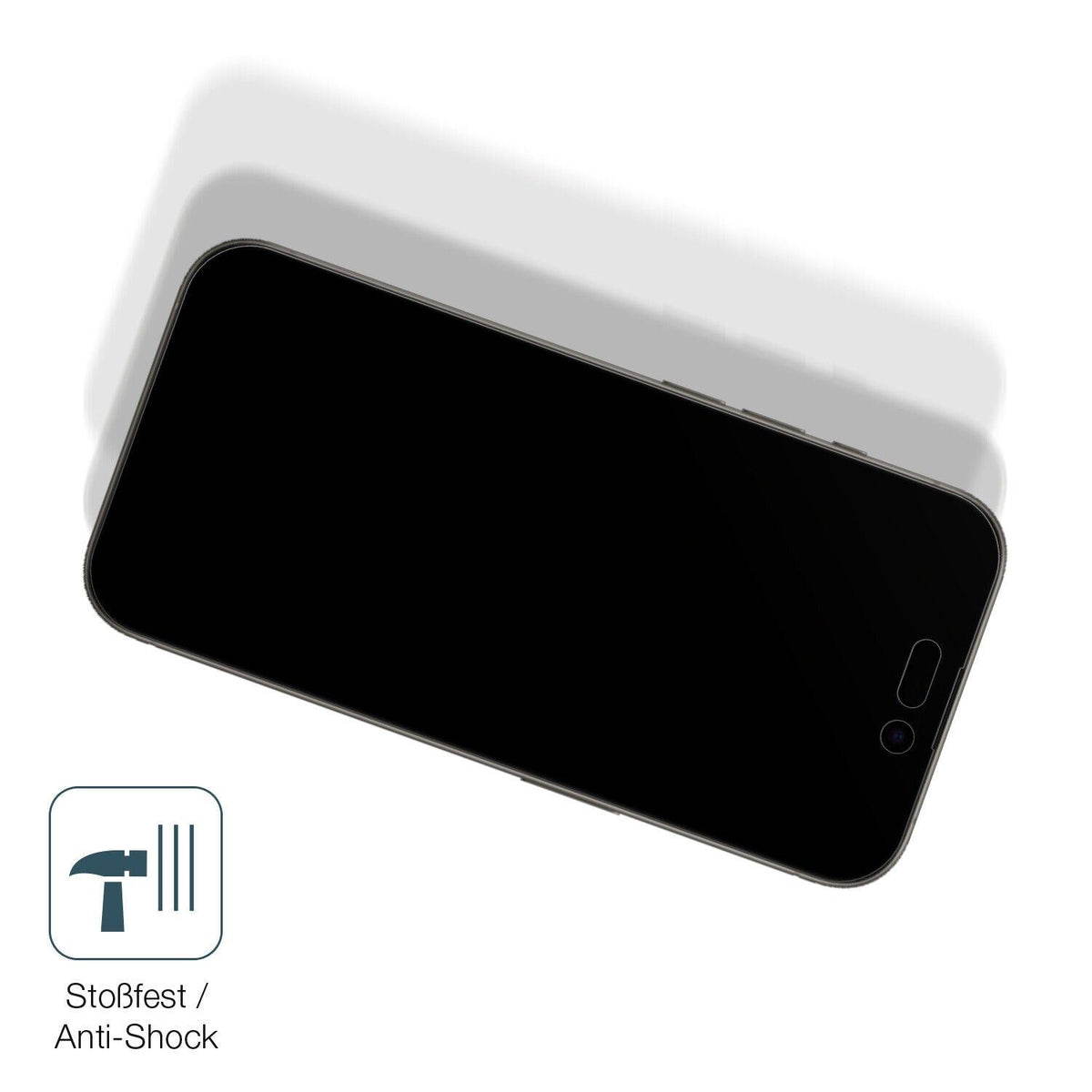 1x 9H Schutzfolie matt für Apple iPhone 15 Pro Max Panzerfolie