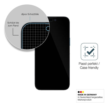 1x 9H Schutzfolie für Apple iPhone 14 Pro Panzerfolie
