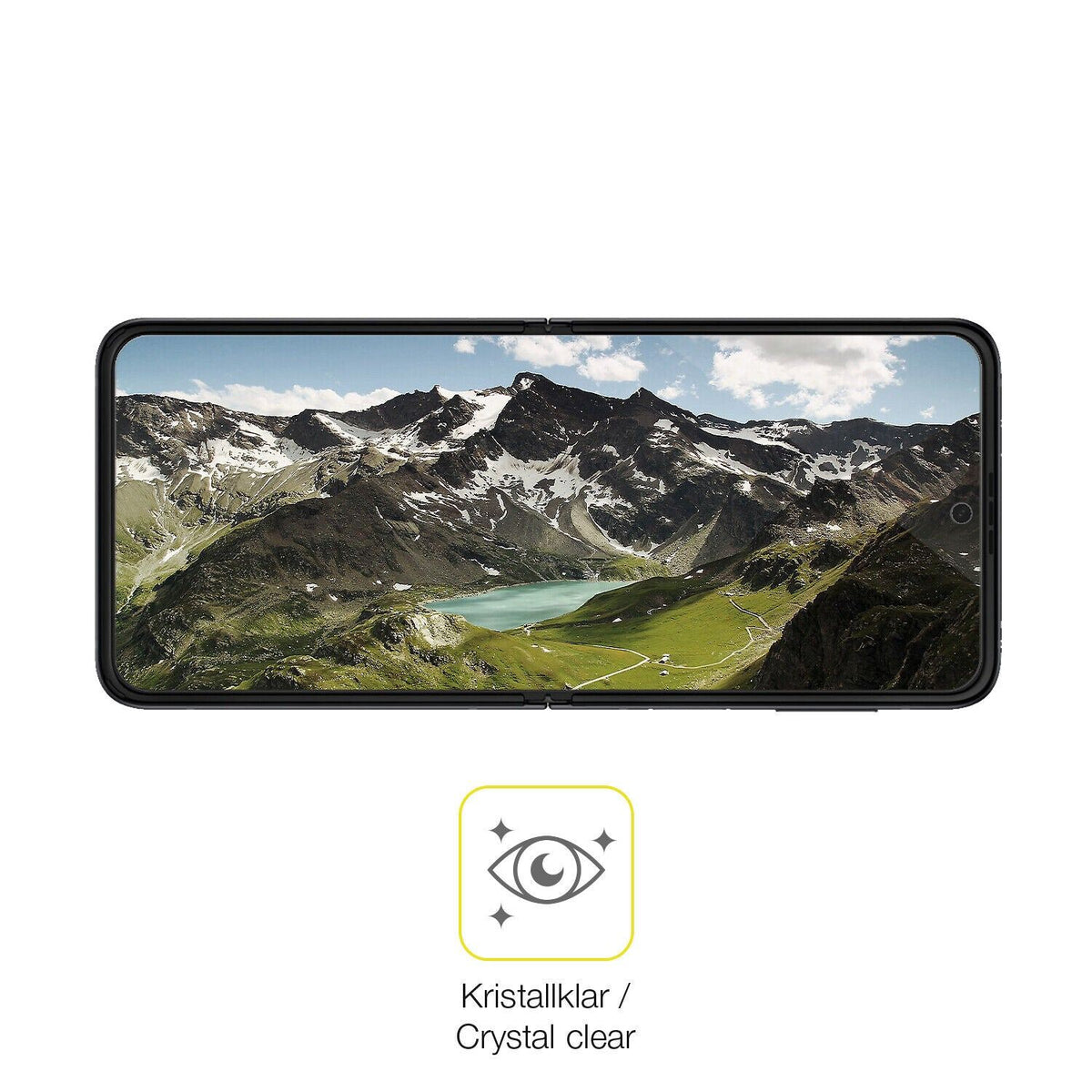 2x 3D Full Cover Schutzfolie für Samsung Galaxy Z Flip 5