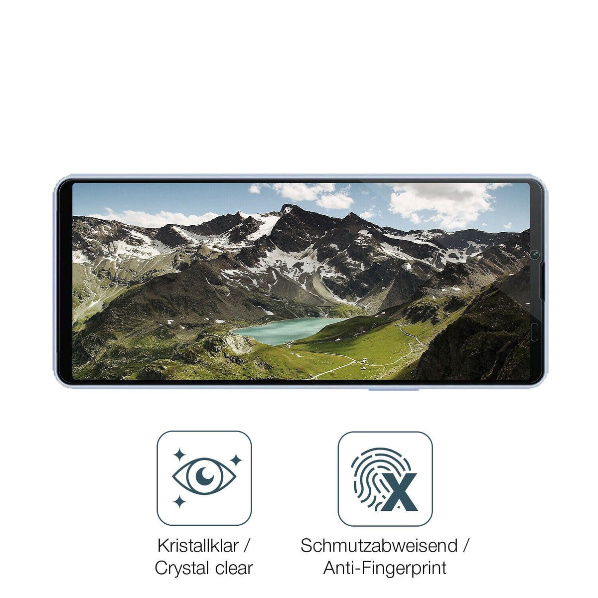 1x 9H Schutzfolie für Sony Xperia 10 V Panzerfolie