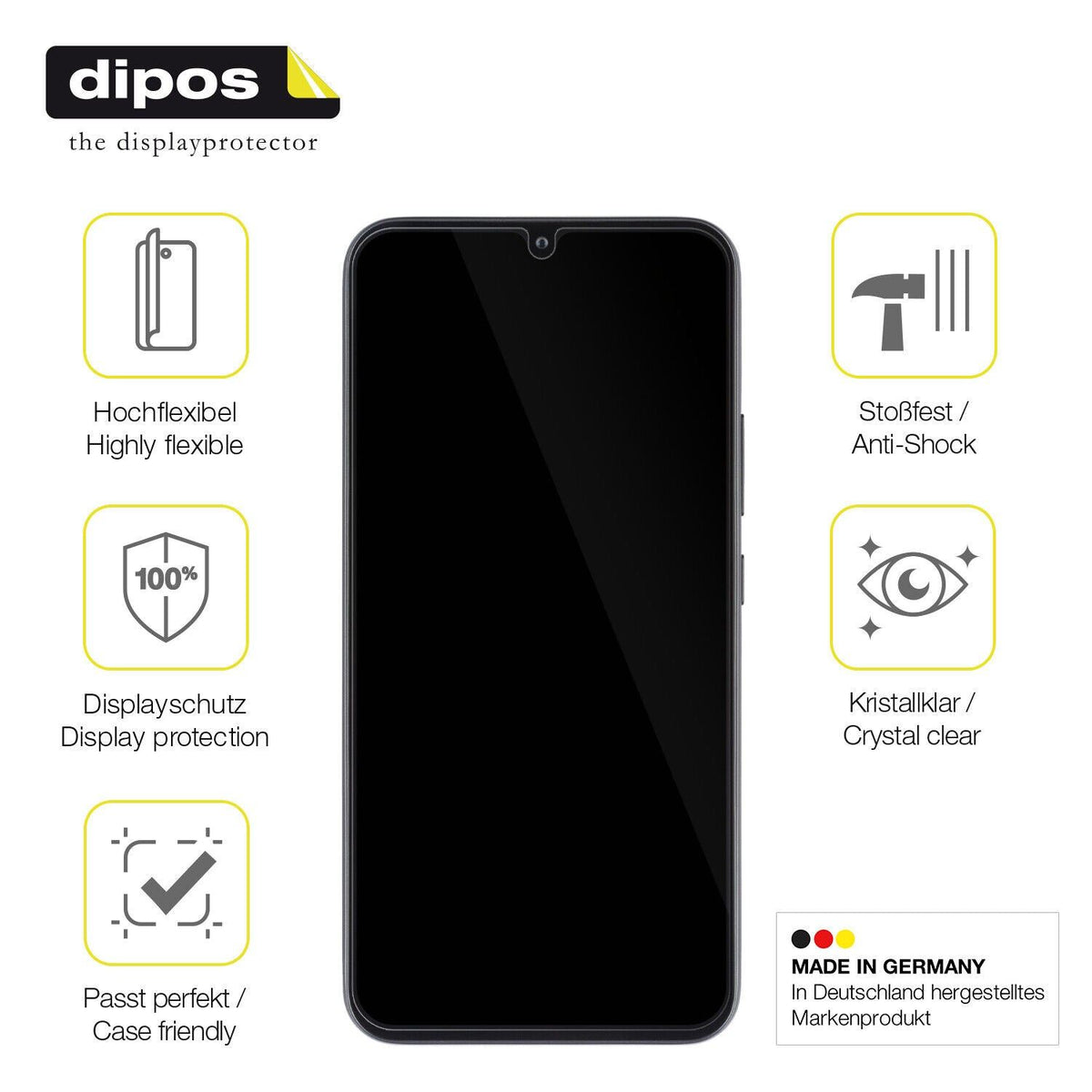 1x 3D Full Cover Schutzfolie für Samsung Galaxy A34 5G