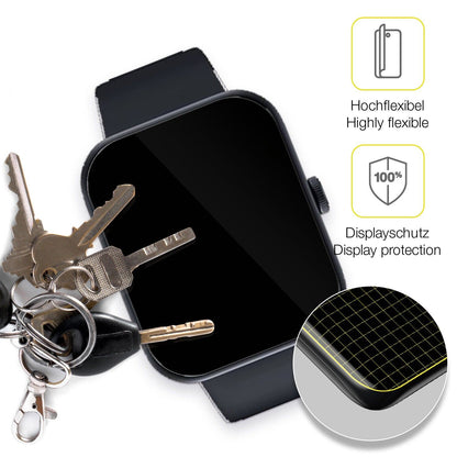 1x 3D Full Cover Schutzfolie für Noise ColorFit Pulse Go Buzz