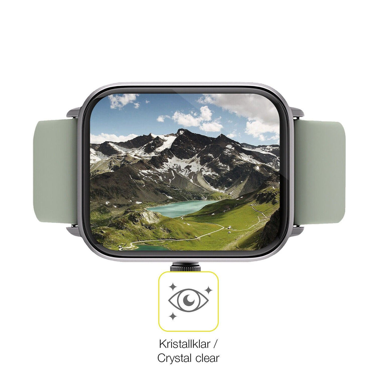 1x 3D Full Cover Schutzfolie für Noise ColorFit Pro 3 Alpha