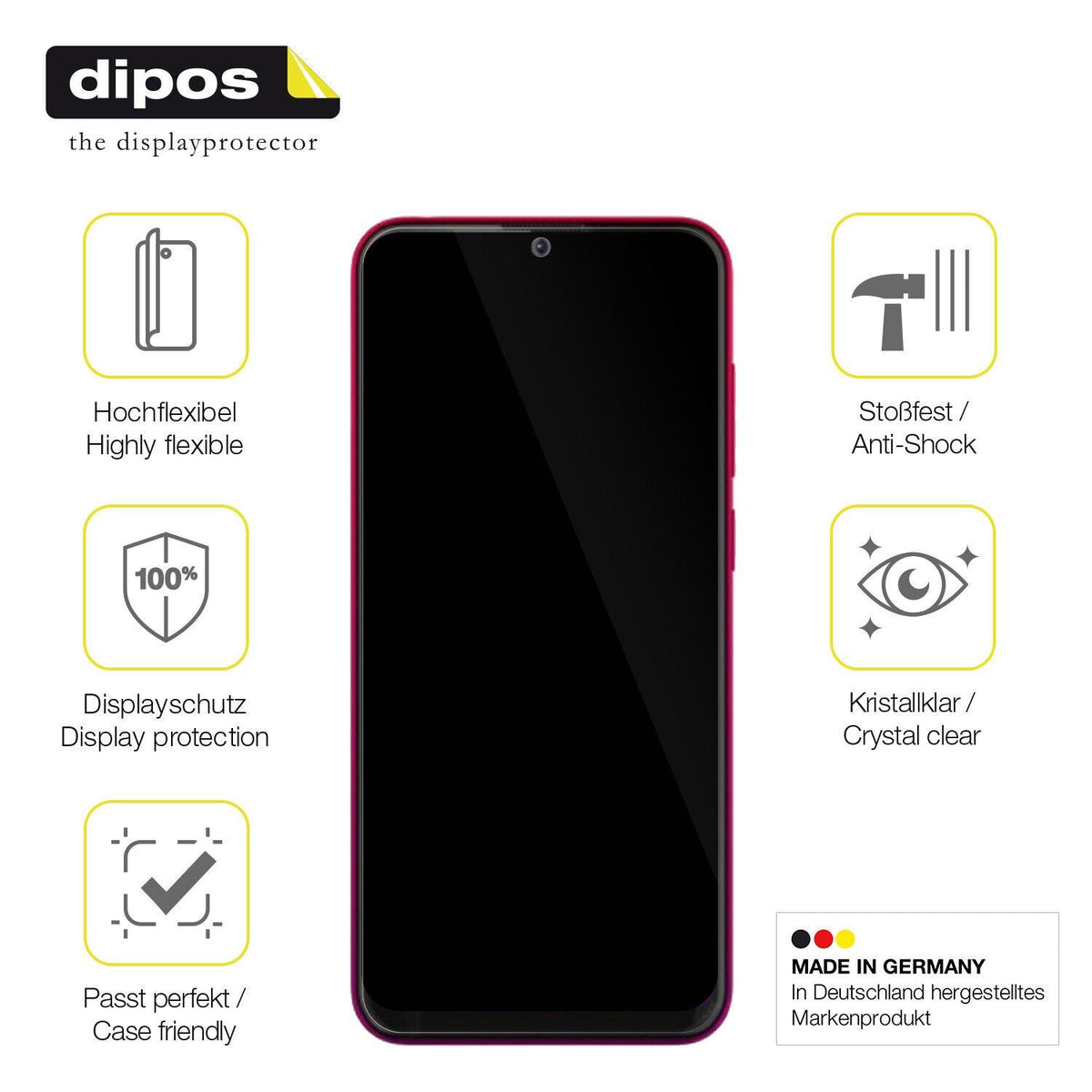 1x 3D Full Cover Schutzfolie für WALTON Primo RM4