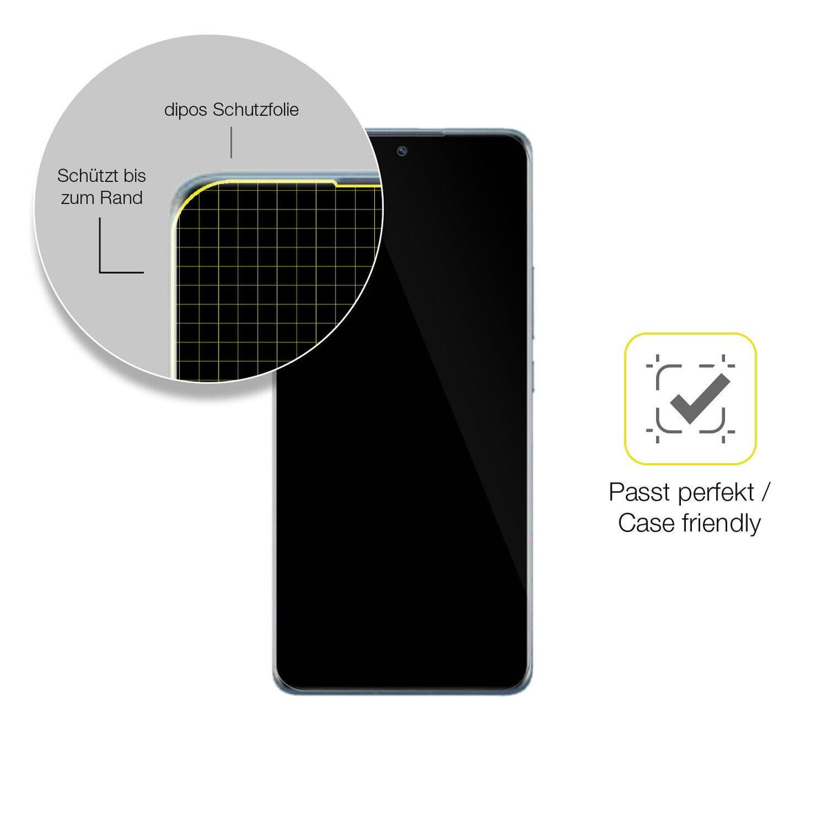 1x 3D Full Cover Schutzfolie für Xiaomi Redmi K60