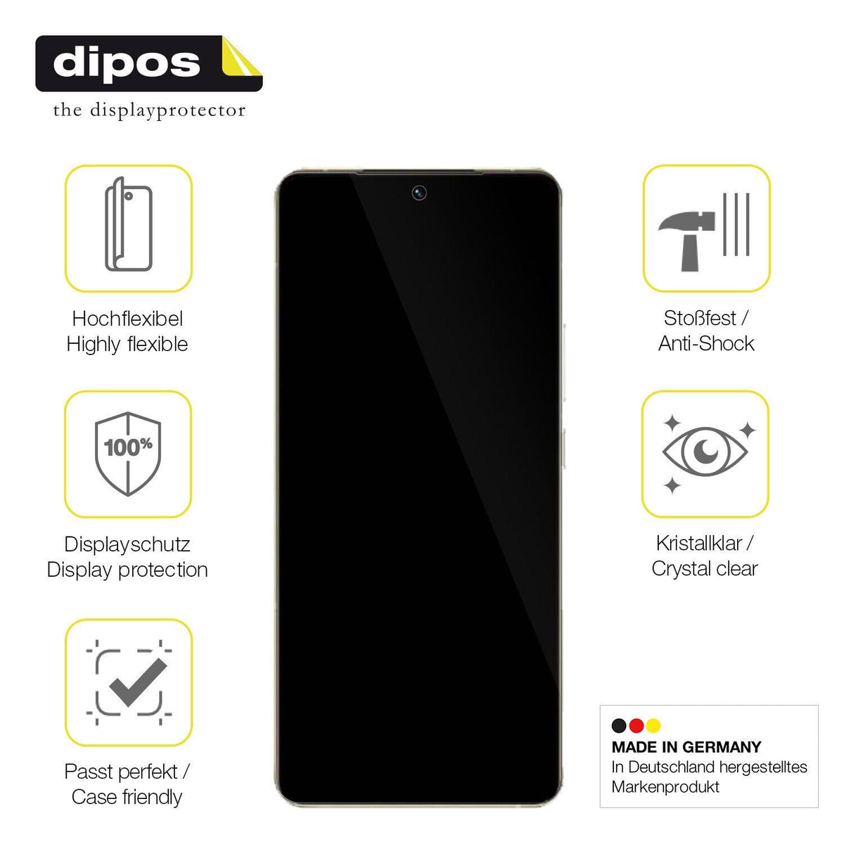 1x 3D Full Cover Schutzfolie für VIVO S16