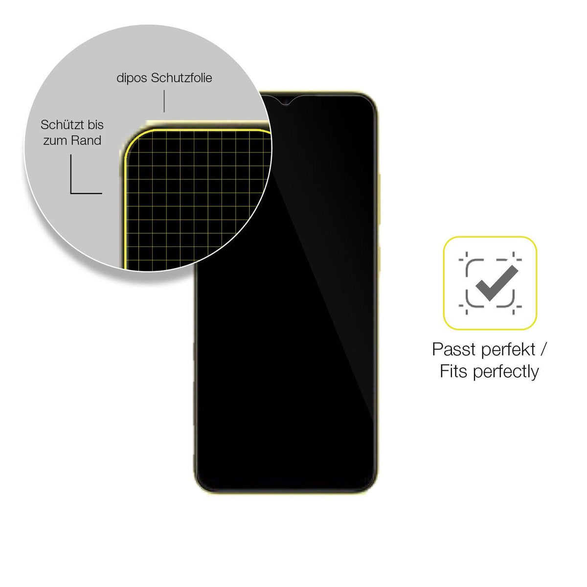 1x 3D Full Cover Schutzfolie für Xiaomi POCO M4 5G