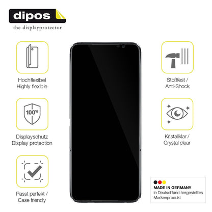 1x 3D Full Cover Schutzfolie für ASUS ROG Phone 6D