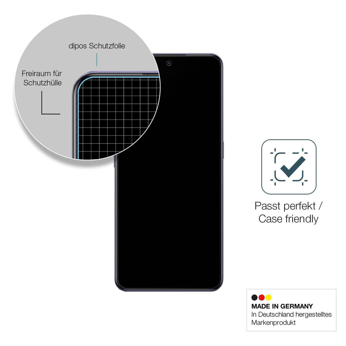 1x 9H Schutzfolie matt für Realme GT Neo 5 Panzerfolie
