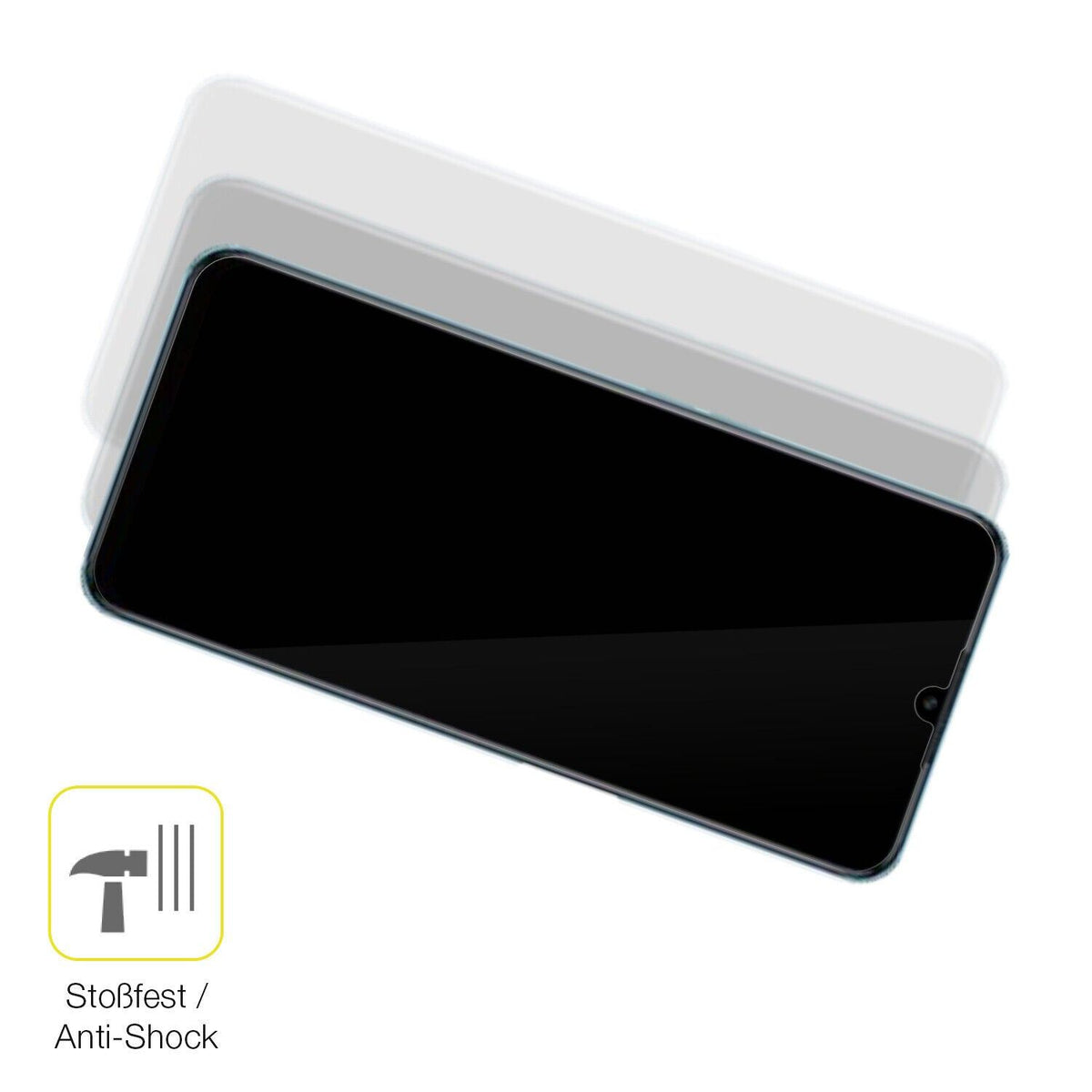 1x 3D Full Cover Schutzfolie für OPPO A56s
