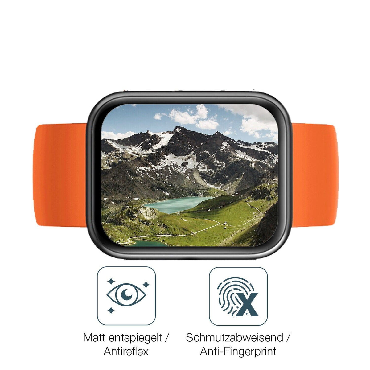 1x 9H Schutzfolie matt für Maimo Watch Panzerfolie