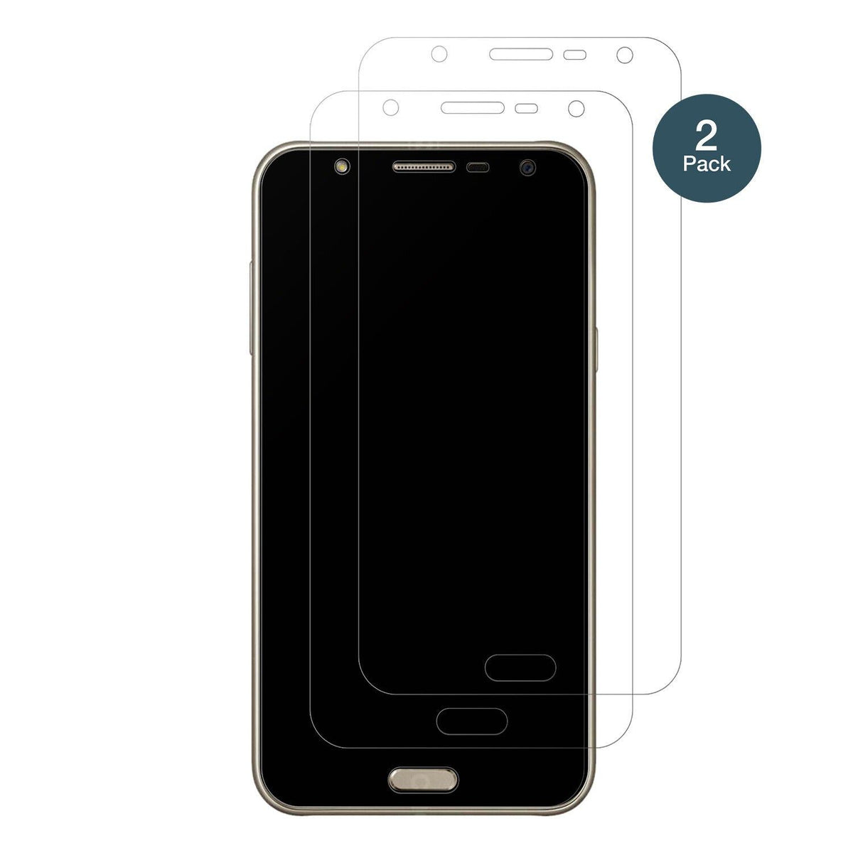 1x 9H Schutzfolie matt für Samsung Galaxy J7 Neo Panzerfolie