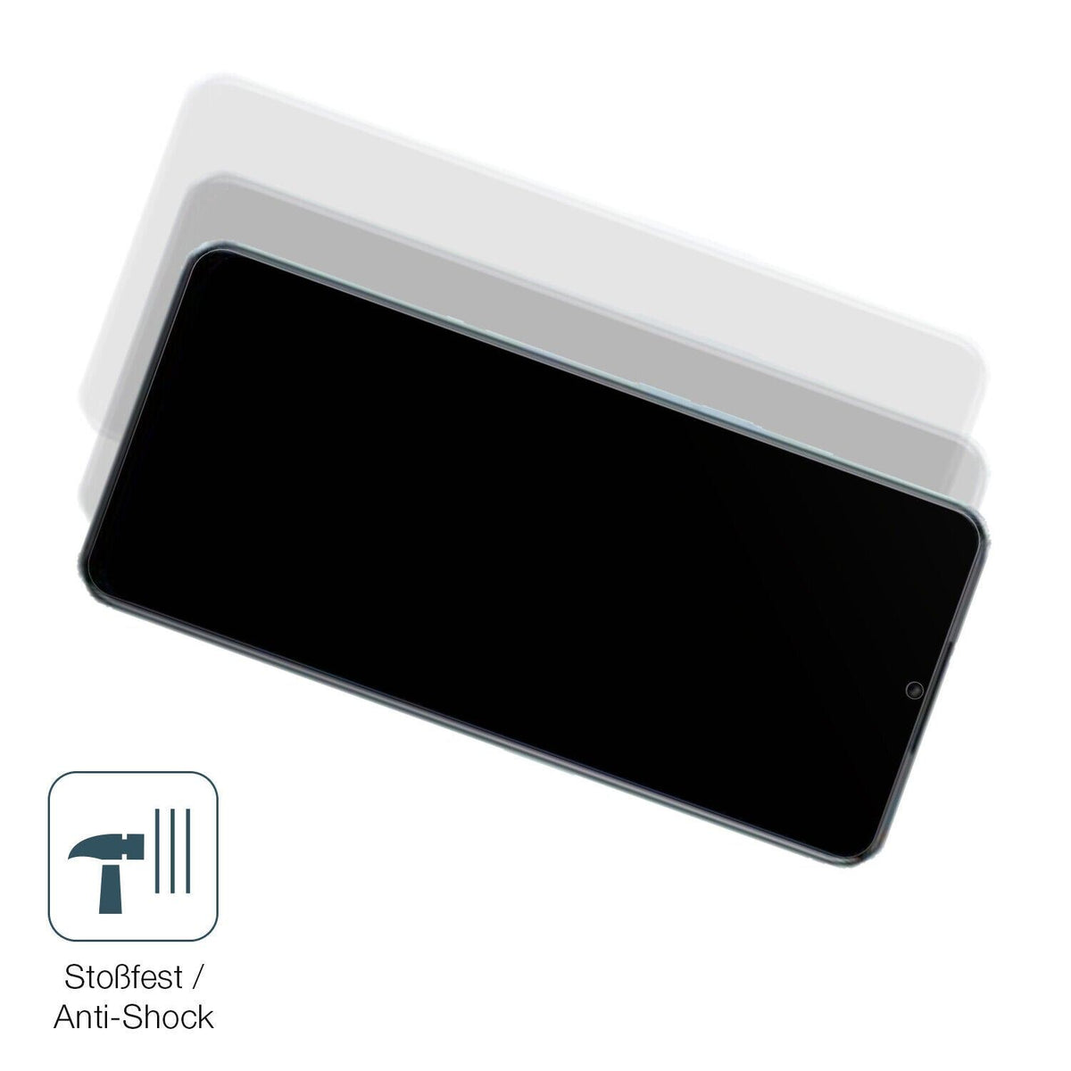 1x 9H Schutzfolie matt für OPPO A58x Panzerfolie