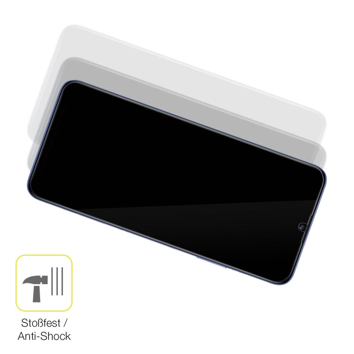 1x 3D Full Cover Schutzfolie für Wiko 10