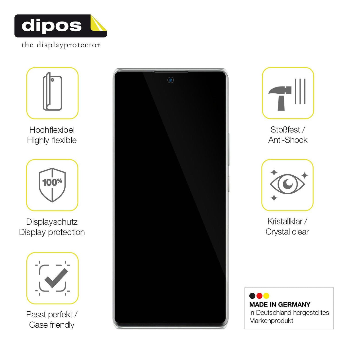 1x 3D Full Cover Schutzfolie für NUBIA Z50
