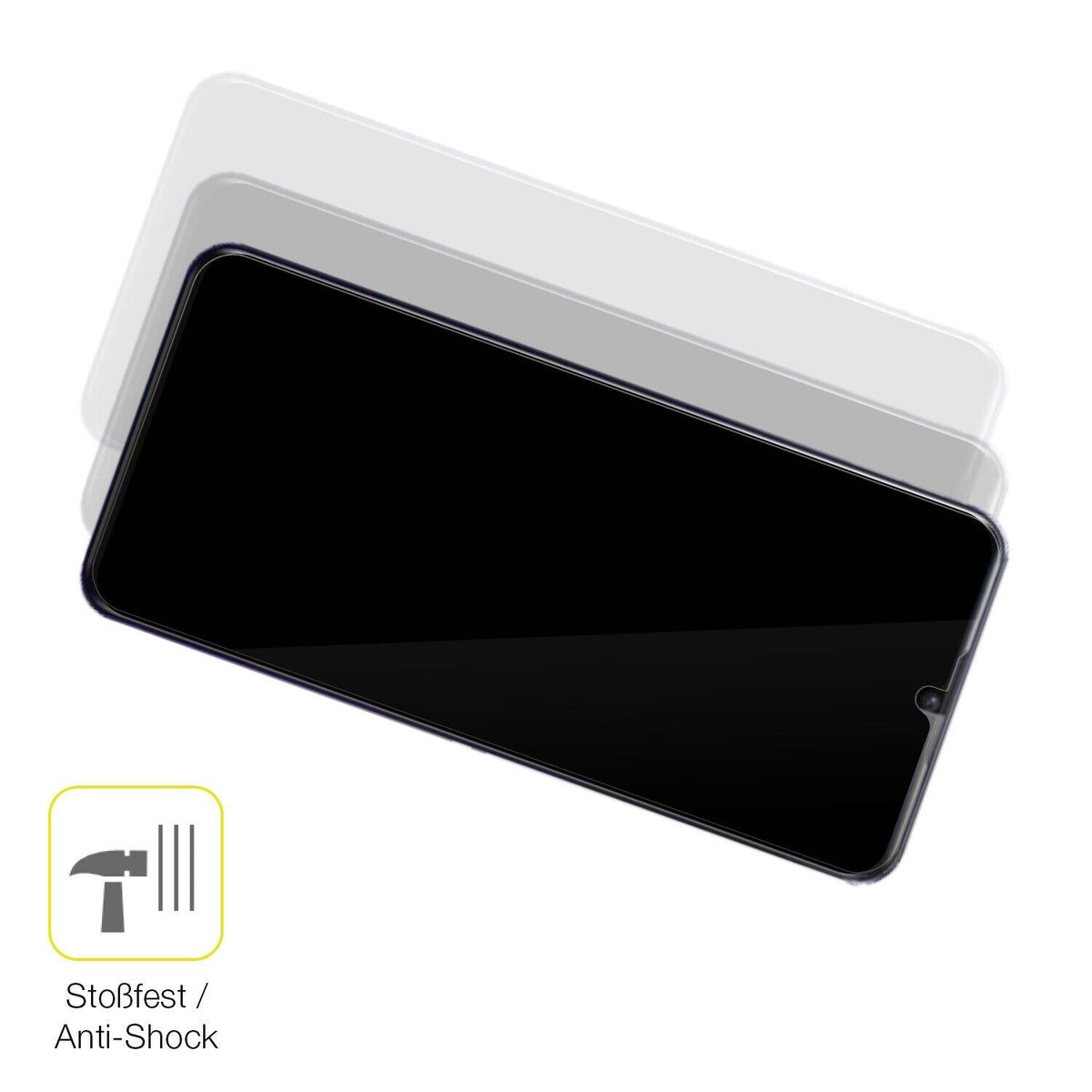 1x 3D Full Cover Schutzfolie für Walton Primo R8