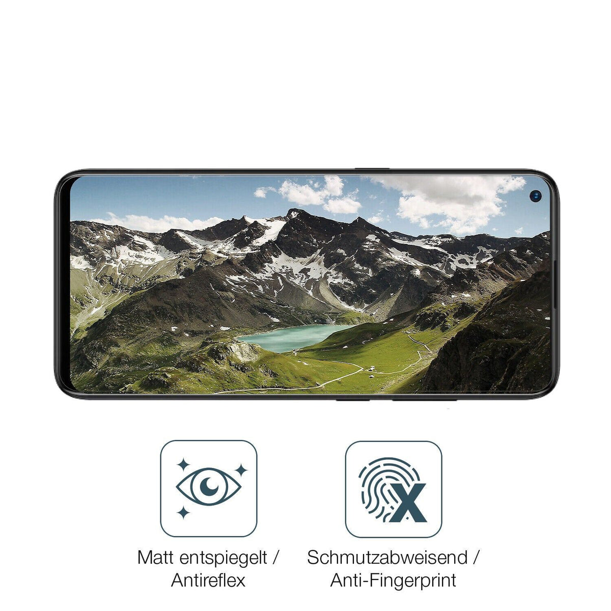 1x 9H Schutzfolie matt für Vivo Z5X Panzerfolie