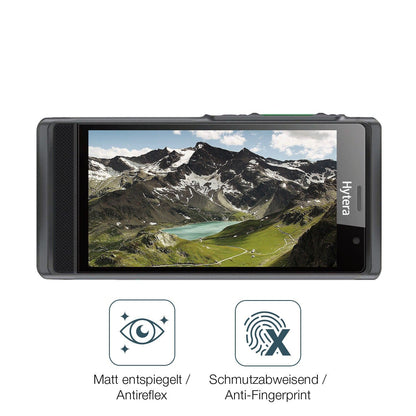 1x 9H Schutzfolie matt für Hytera PNC 550 Panzerfolie