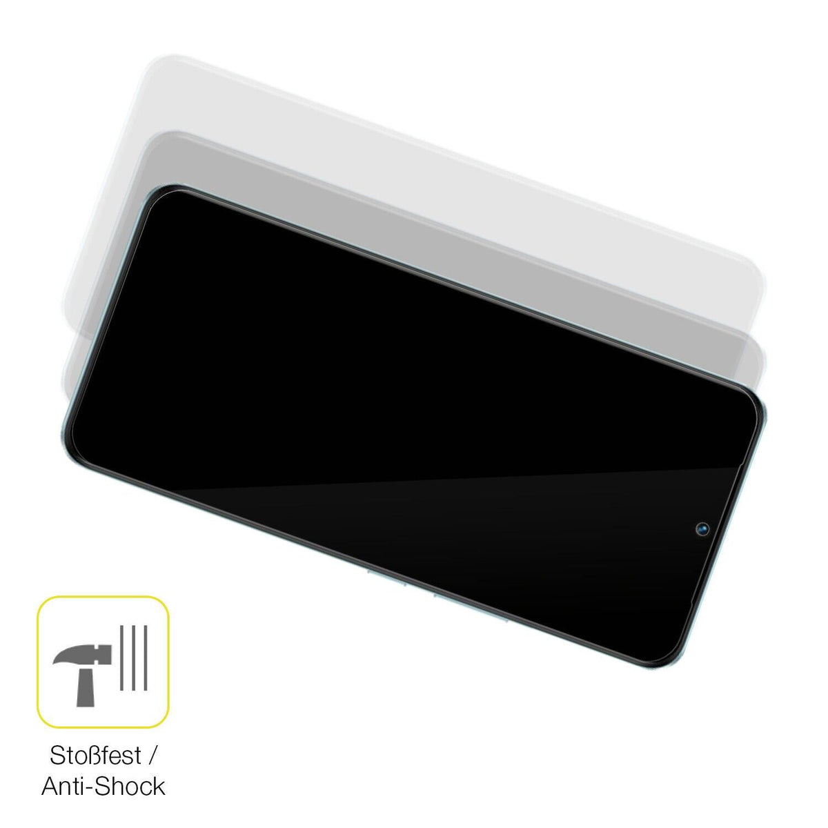 1x 3D Full Cover Schutzfolie für VIVO iQOO Z6 Pro