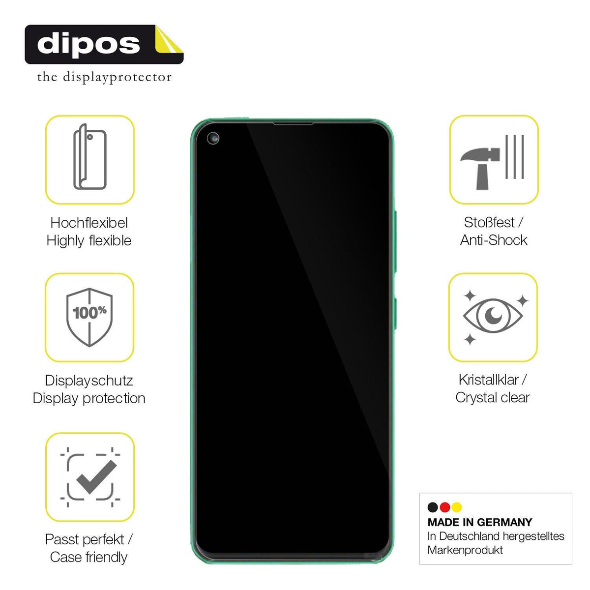 1x 3D Full Cover Schutzfolie für Walton Primo RX8