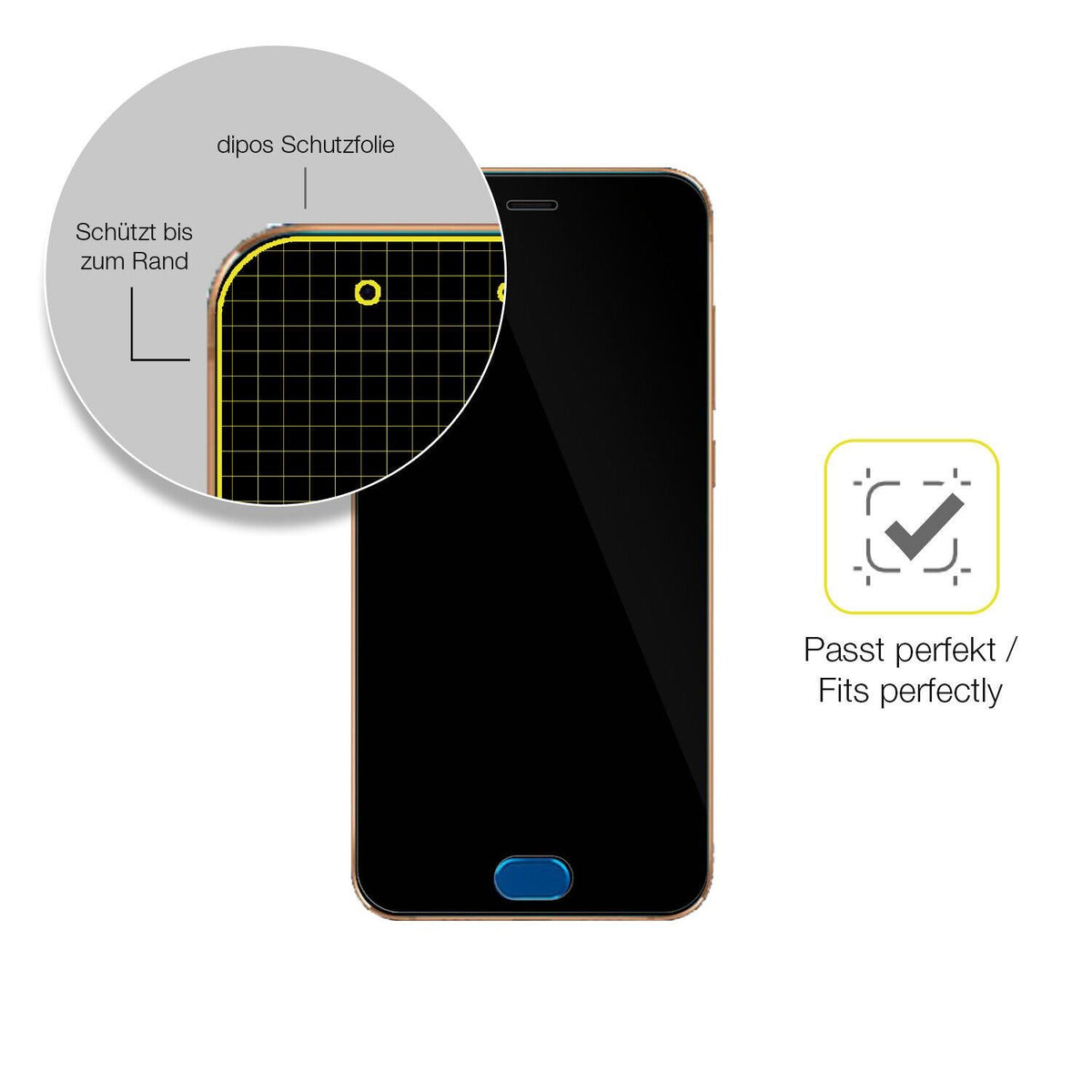 1x 3D Full Cover Schutzfolie für Xiaomi Mi Note 3