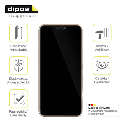 1x 3D Full Cover Schutzfolie für Fujitsu Arrows M05