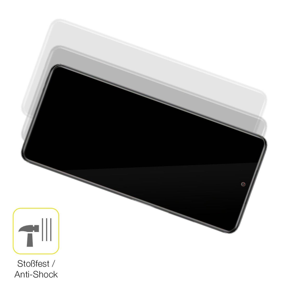 1x 3D Full Cover Schutzfolie für OPPO Reno9 Pro