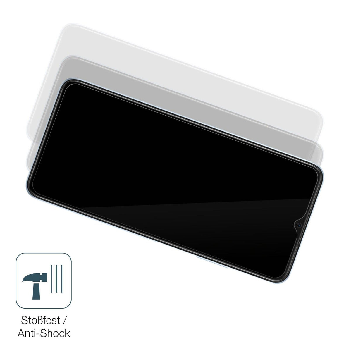 1x 9H Schutzfolie für OPPO A17 Panzerfolie