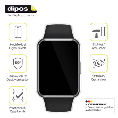 1x 3D Full Cover Schutzfolie für Huawei Watch Fit 2