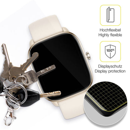 1x 3D Full Cover Schutzfolie für Amazfit GTS 4 mini